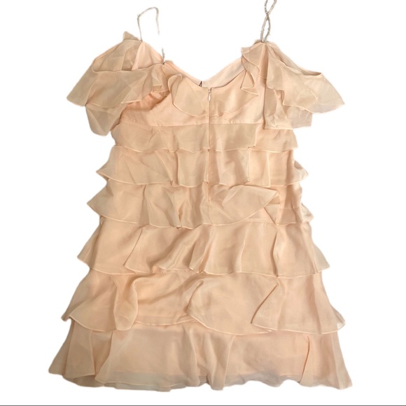 Rachel Zoe Rhinestone Ruffle Mini Dress NWT - Picture 5 of 13